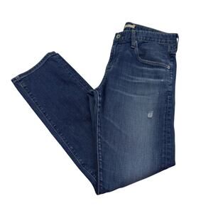 Women's Skinny Jeans - Dark Blue Stretch Denim